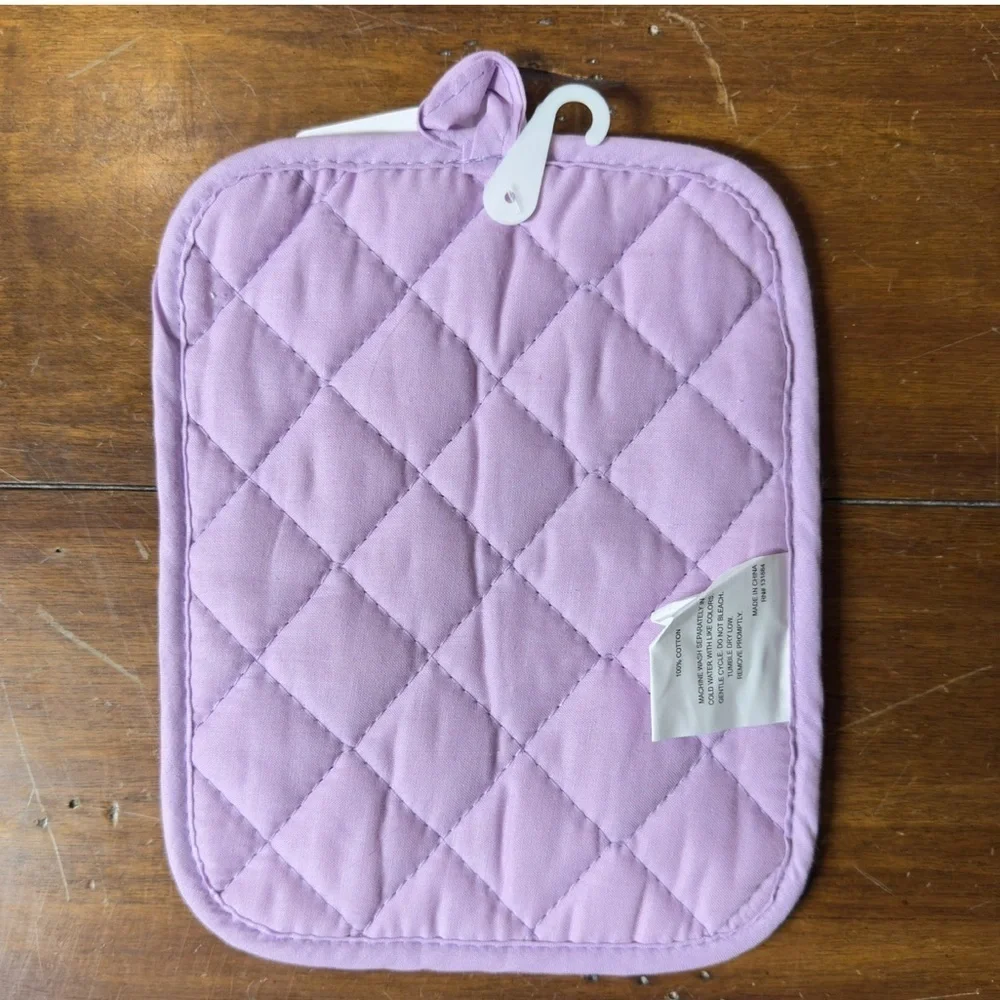 Easter Bunny Pot Holder and Oven Mitt